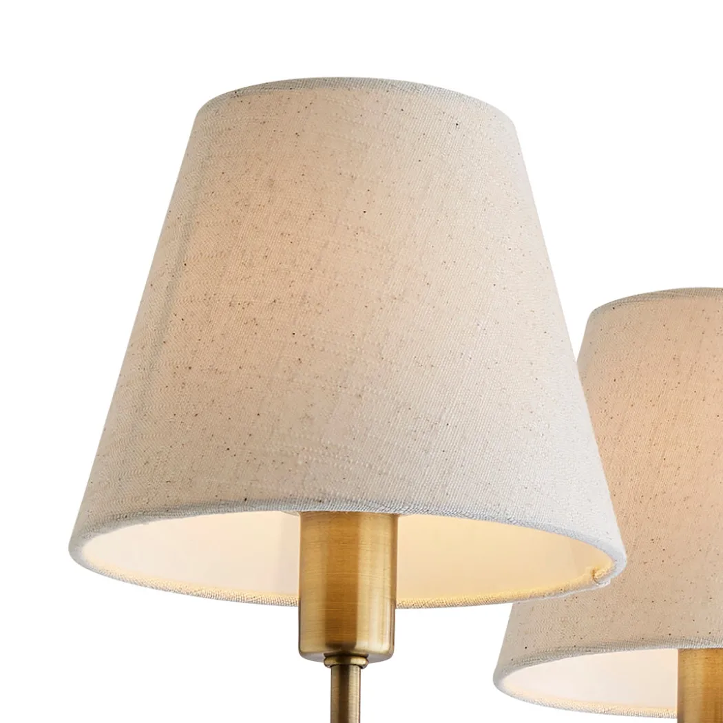 Taliah 3-Light Antique Brass Semi-Flush Ceiling Light