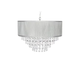 Talula Grey & Crystal Ceiling Pendant