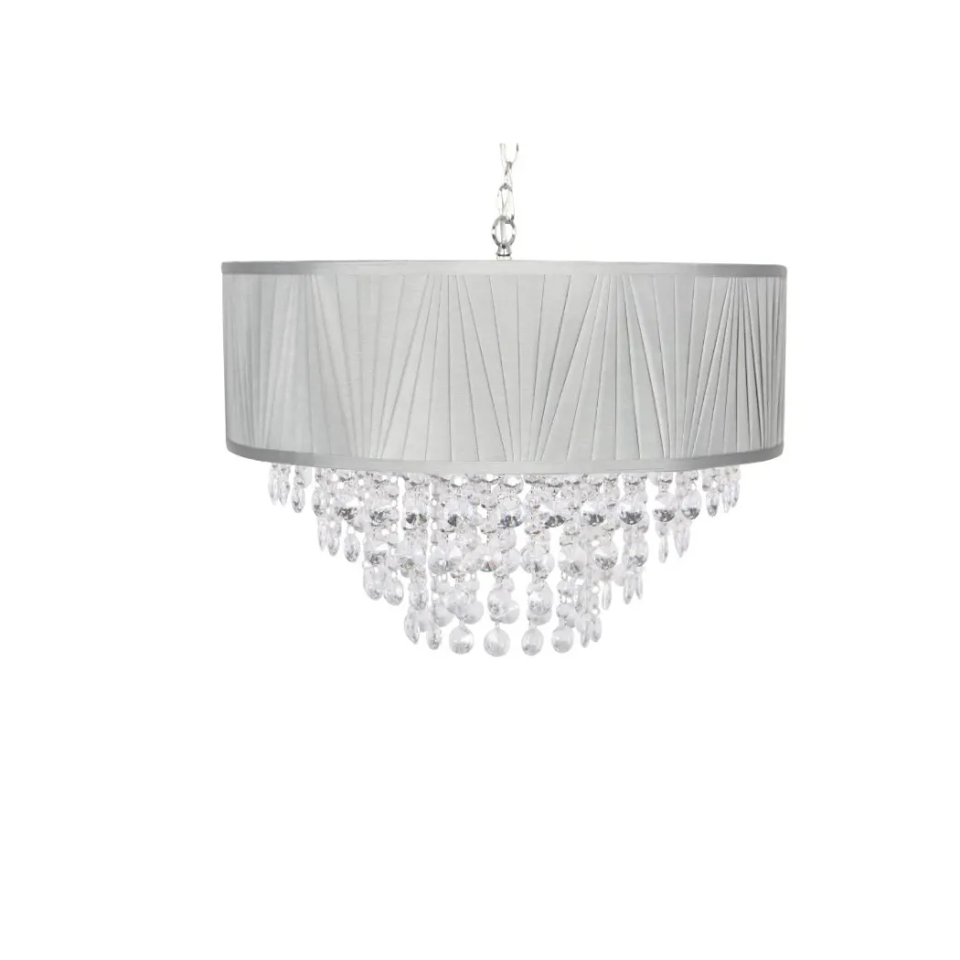 Talula Grey & Crystal Ceiling Pendant