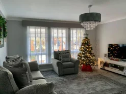 Talula Grey & Crystal Ceiling Pendant