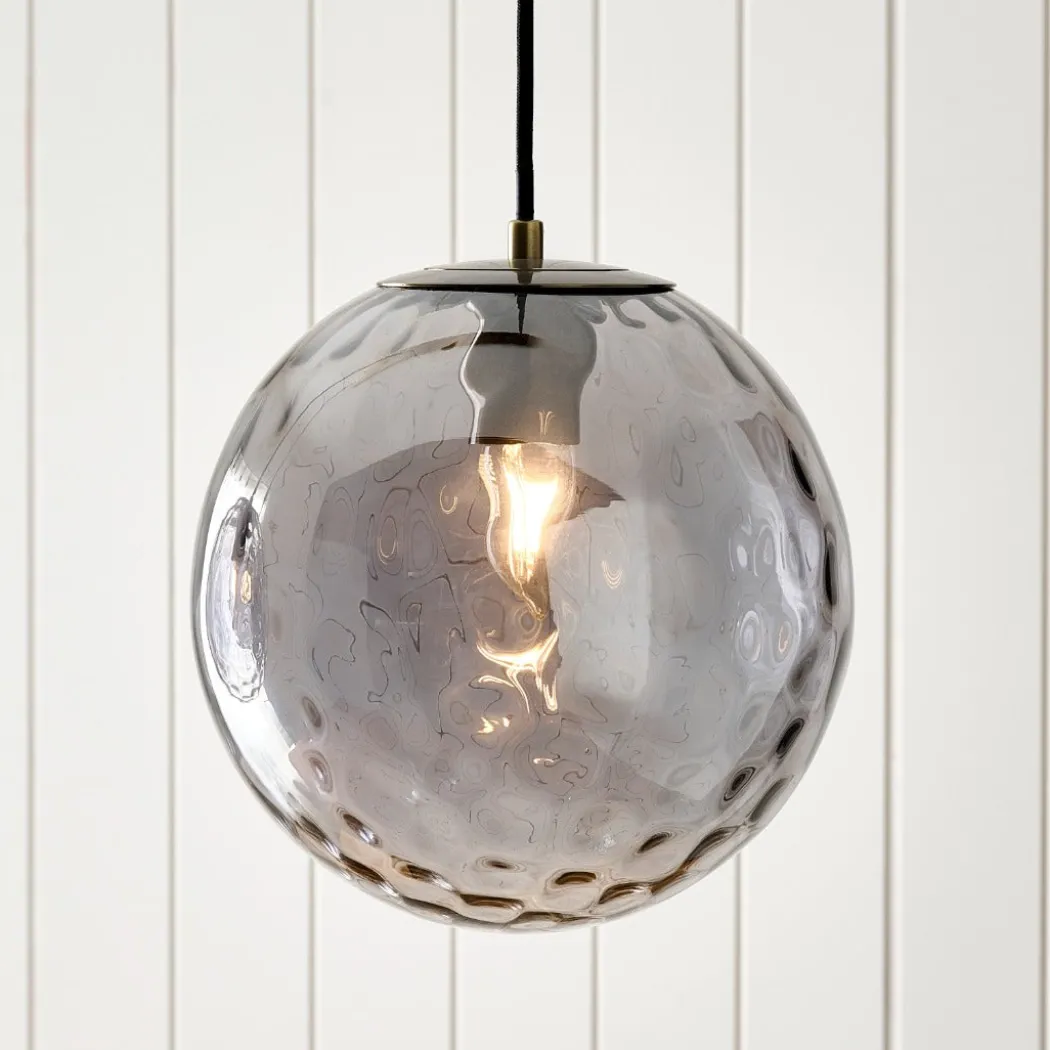 Tamara 3-Light Antique Brass Pendant Bar