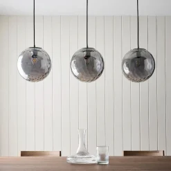 Tamara 3-Light Antique Brass Pendant Bar
