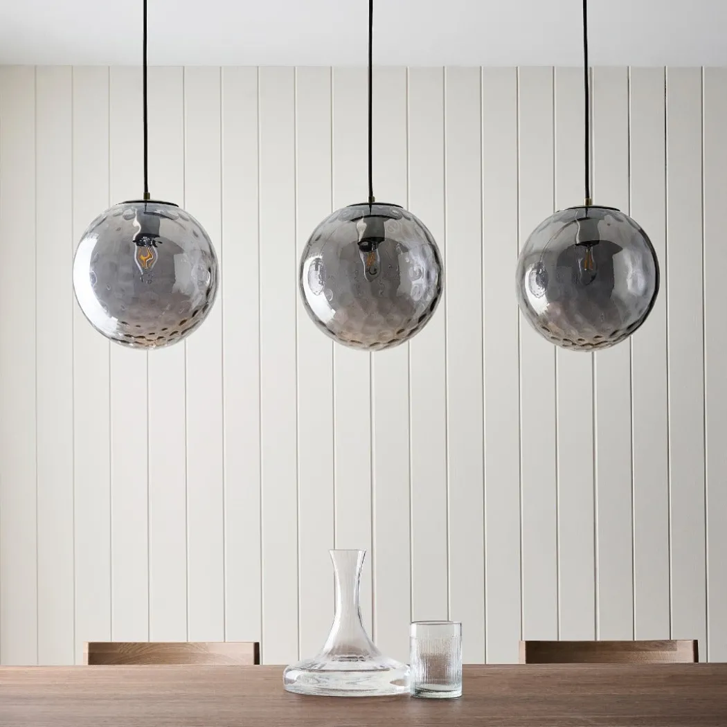 Tamara 3-Light Antique Brass Pendant Bar