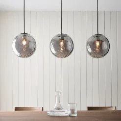 Tamara 3-Light Antique Brass Pendant Bar