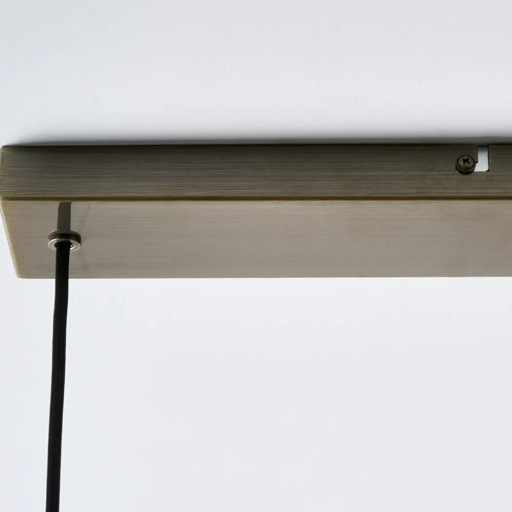 Tamara 3-Light Antique Brass Pendant Bar