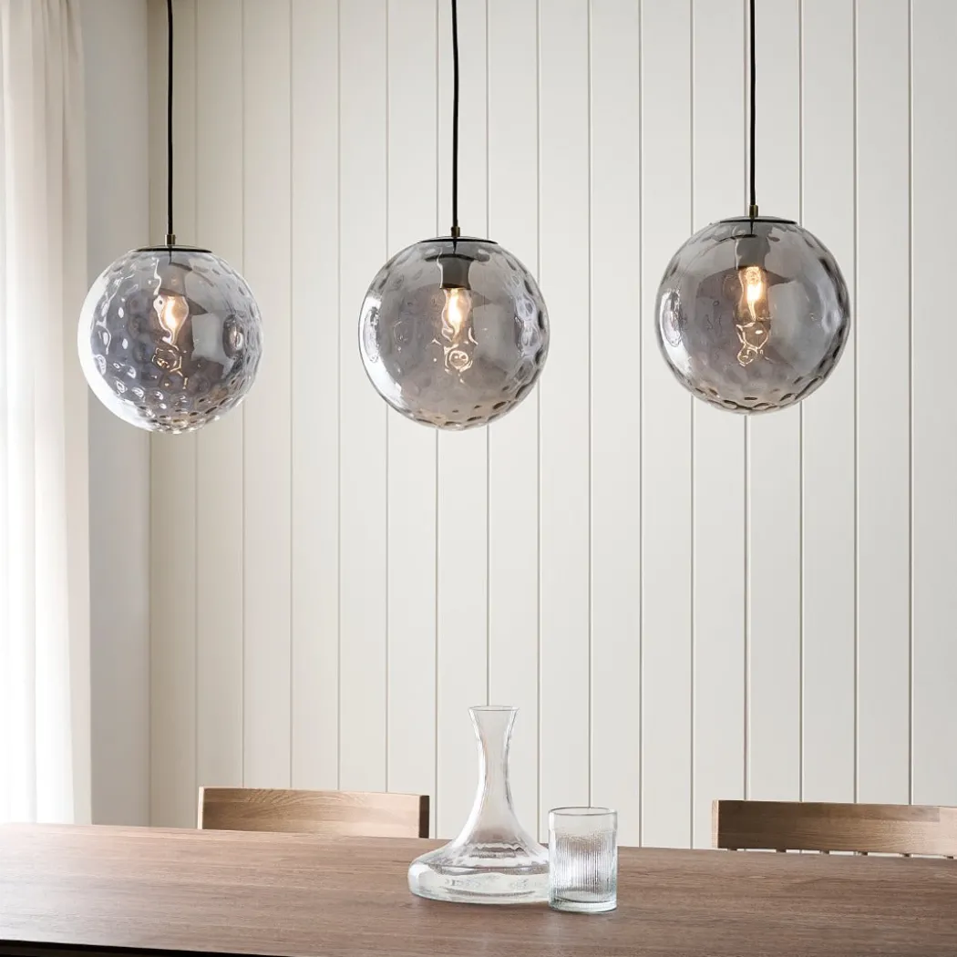 Tamara 3-Light Antique Brass Pendant Bar