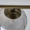 Tamara 4-Light Antique Brass Semi-Flush Ceiling Light