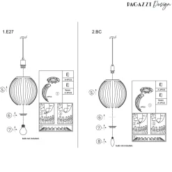Tanya Easy-Fit Chrome Pendant