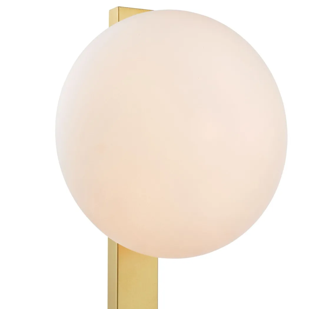 Tauri Gold & Opal Glass Table Lamp