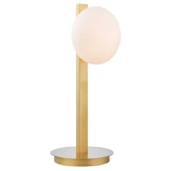 Tauri Gold & Opal Glass Table Lamp