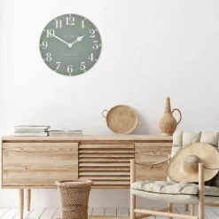 Thomas Kent 20" Arabic Wall Clock Seagrass