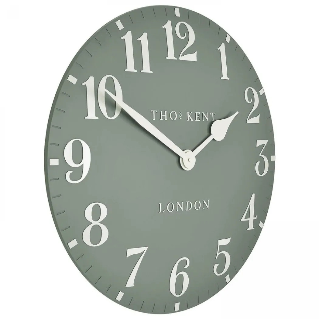 Thomas Kent 20" Arabic Wall Clock Seagrass