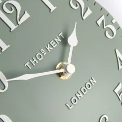 Thomas Kent Arabic Mantel Clock Seagrass
