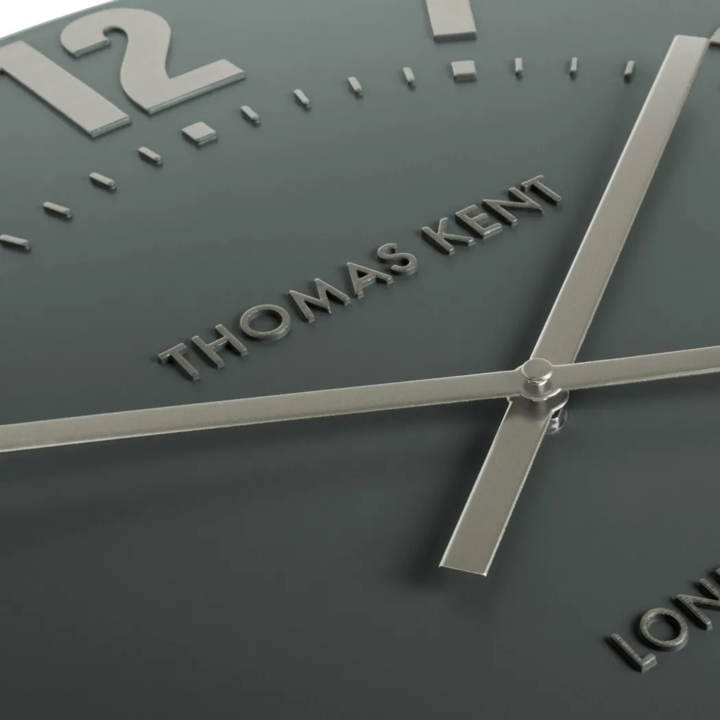Thomas Kent Mulberry 12" Wall Clock Olive Green