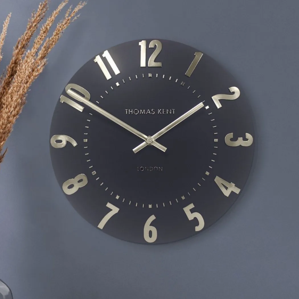 Thomas Kent Mulberry 12" Wall Clock Odyssey
