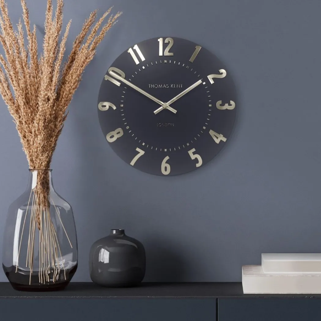 Thomas Kent Mulberry 12" Wall Clock Odyssey