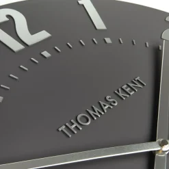 Thomas Kent Mulberry 20" Wall Clock Graphite Silver