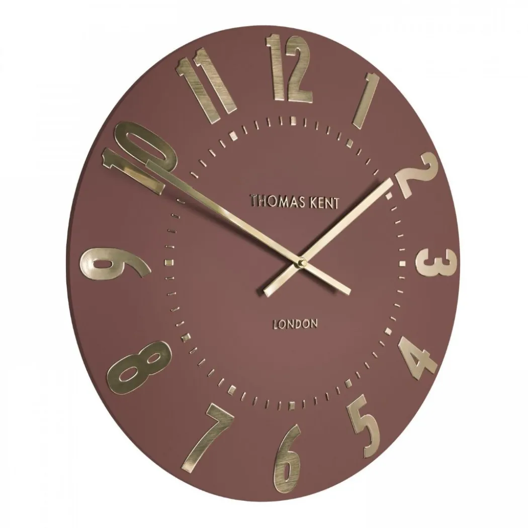 Thomas Kent Mulberry 20" Wall Clock Auburn