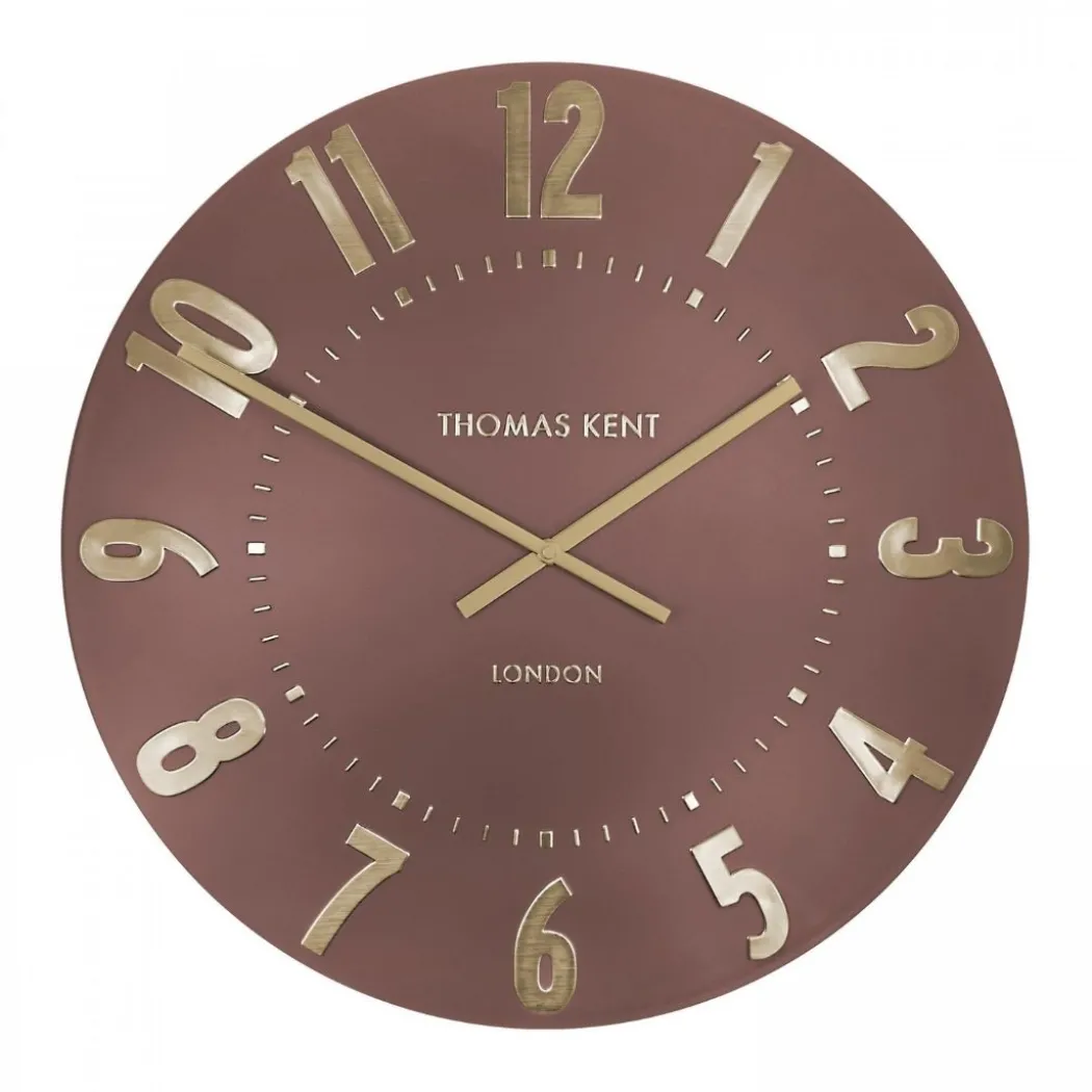Thomas Kent Mulberry 20" Wall Clock Auburn