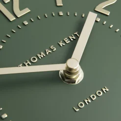 Thomas Kent Mulberry Mantel Clock Olive Green