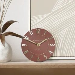 Thomas Kent Mulberry Mantel Clock Auburn