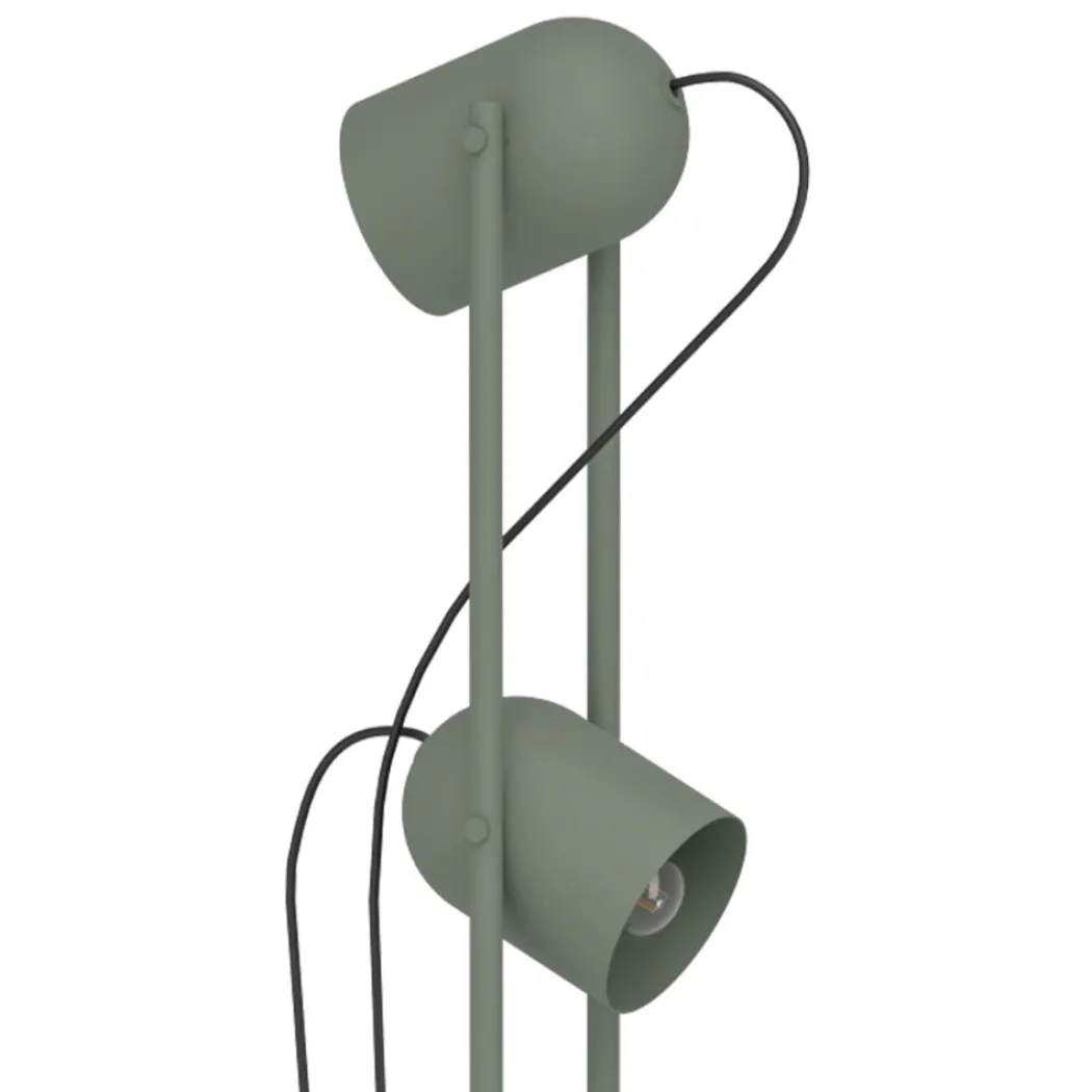 Tilston 2-Light Green Floor Lamp