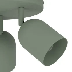 Tilston 3-Light Green Spot Plate Light