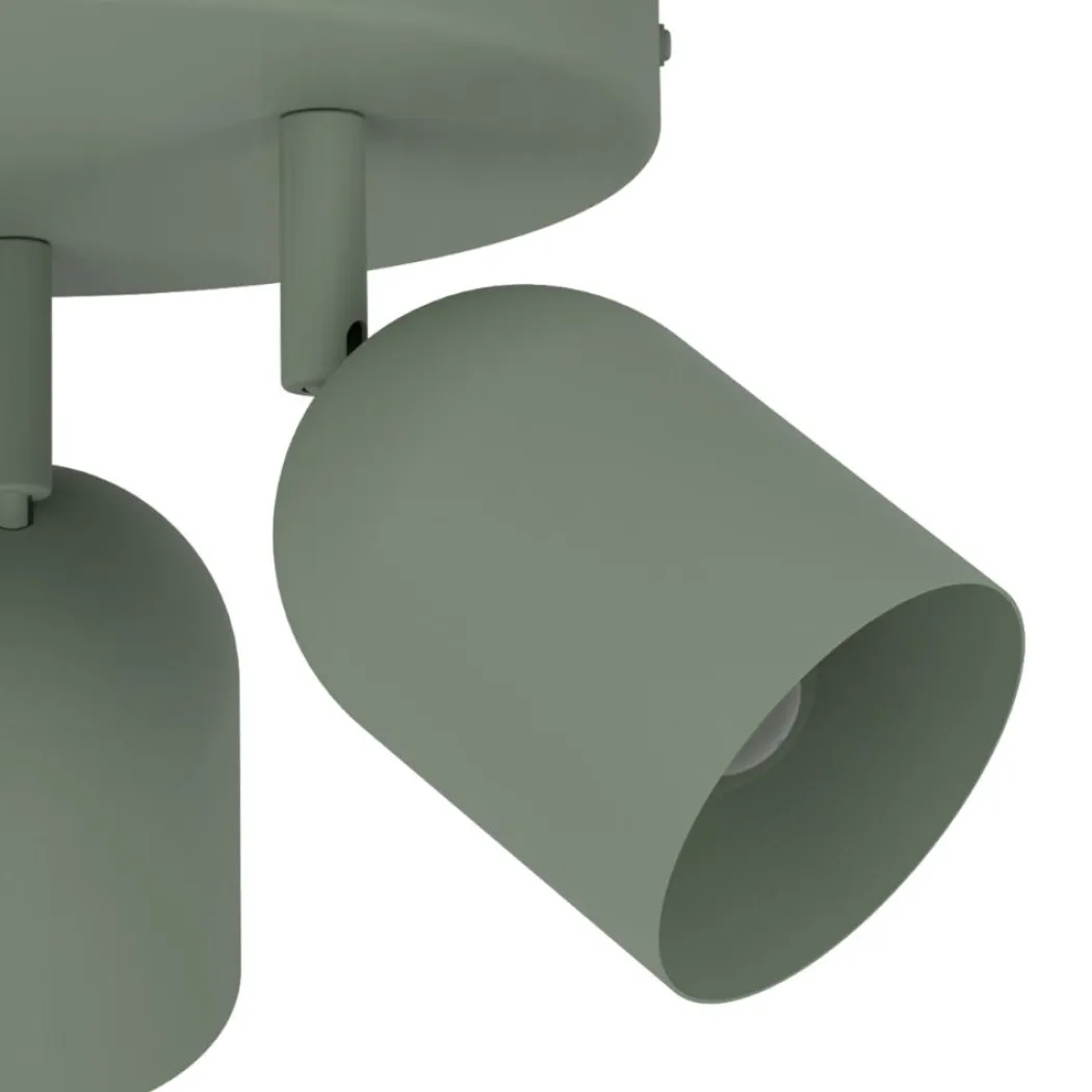 Tilston 3-Light Green Spot Plate Light