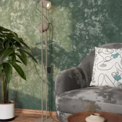 Tilston 2-Light Natural Floor Lamp