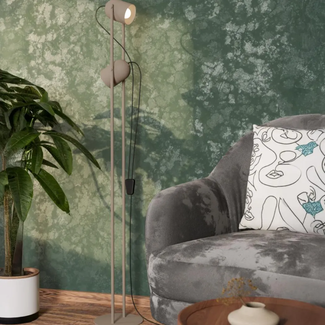 Tilston 2-Light Natural Floor Lamp