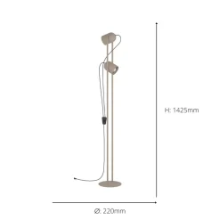 Tilston 2-Light Natural Floor Lamp