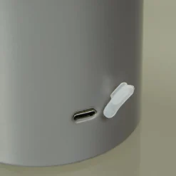 Tina Grey LED Rechargeable Touch Table Lamp