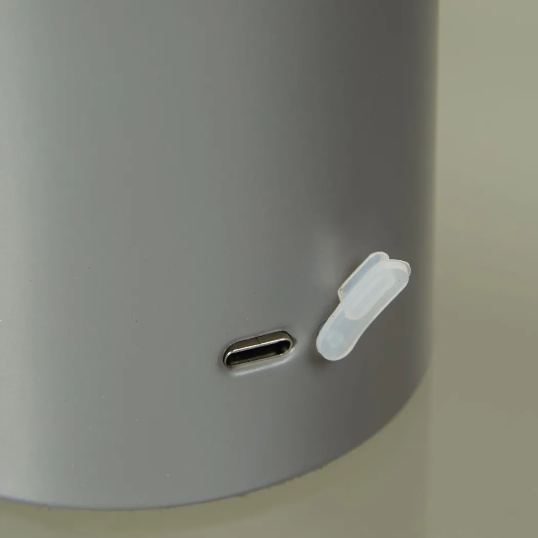 Tina Grey LED Rechargeable Touch Table Lamp