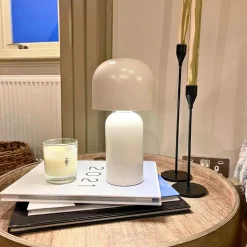 Tina Natural LED Rechargeable Table Lamp