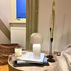 Tina Natural LED Rechargeable Table Lamp