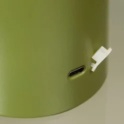 Tina Olive Green LED Rechargeable Touch Table Lamp
