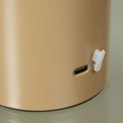 Tina Taupe LED Rechargeable Touch Table Lamp