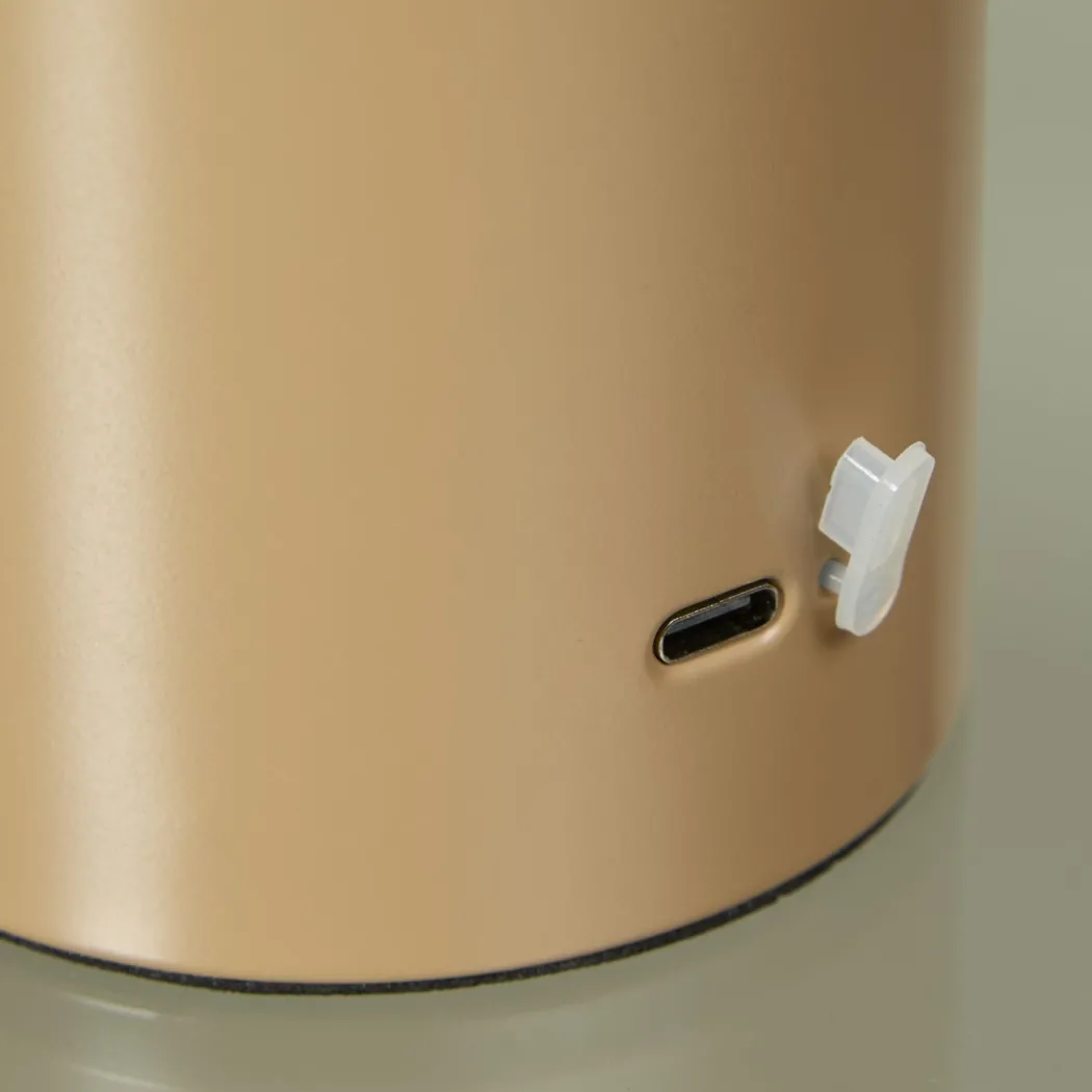 Tina Taupe LED Rechargeable Touch Table Lamp
