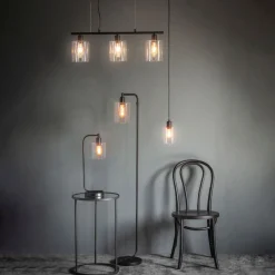 Toledo Black Floor Lamp