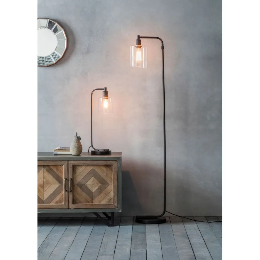 Toledo Black Floor Lamp