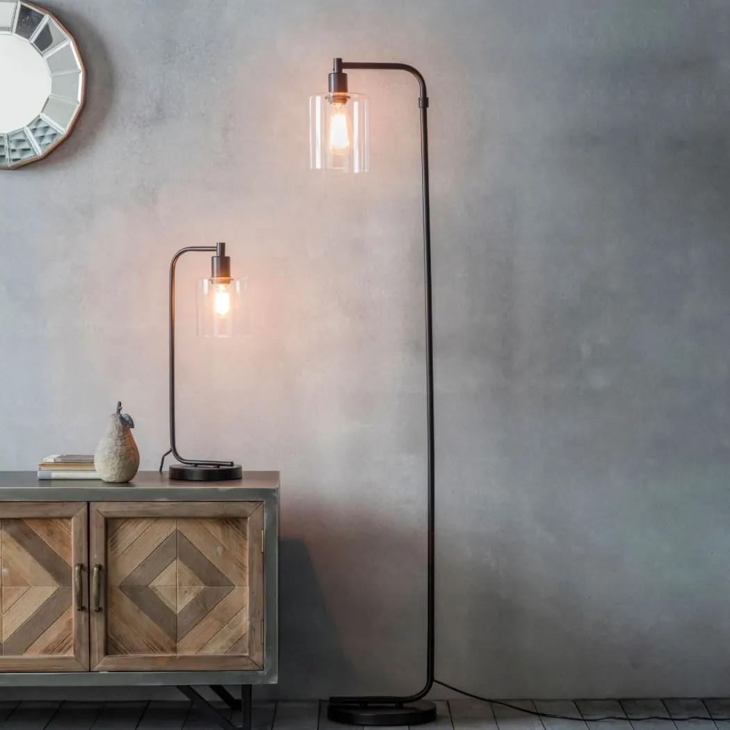 Toledo Black Floor Lamp