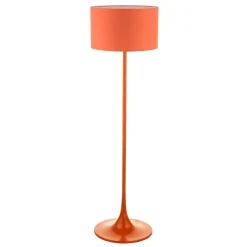 Toledo Burnt Orange Retro Floor Lamp