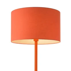 Toledo Burnt Orange Retro Floor Lamp