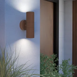 Tomelloso Outdoor IP44 Brown Wall Light