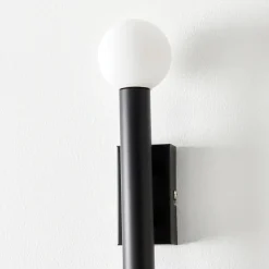 Toronto Matt Black IP44 2 Light Wall Light
