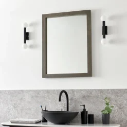 Toronto Matt Black IP44 2 Light Wall Light