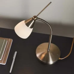 Touch Desk Table Lamp Antique Brass