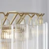 Toulouse 12 Light Gold & Glass Pendant Ceiling Light