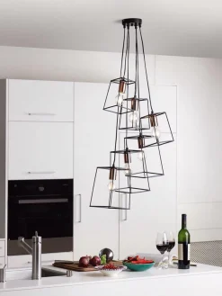 Tower 6 Light Pendant Ceiling Light
