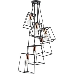 Tower 6 Light Pendant Ceiling Light